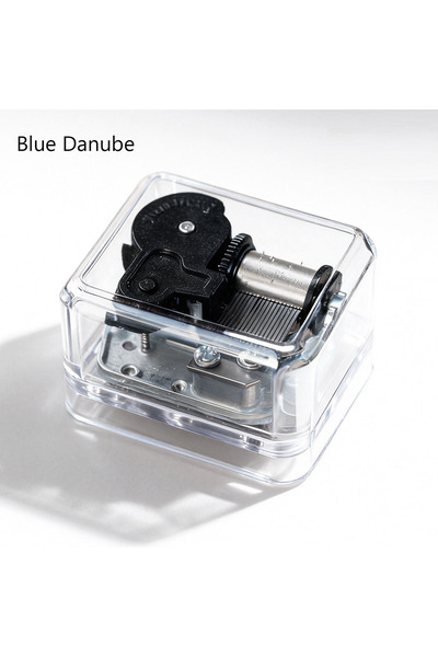 Choice7 BBlue Danube Yunsheng Gold Plated Clockwork Music Movement Box Swan L...