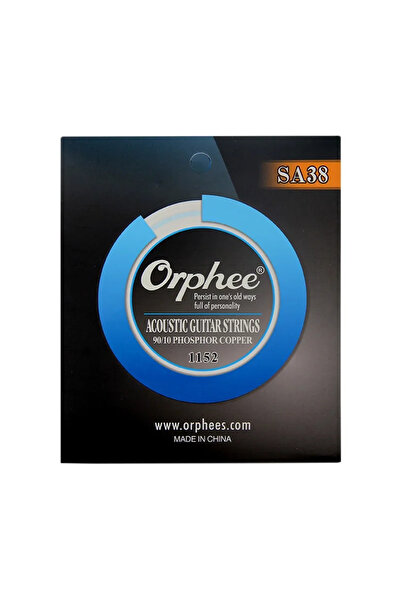 Choice1 SA38 Orphee Acoustic Guitar Strings High Carbon Steel Hexagonal Core ...