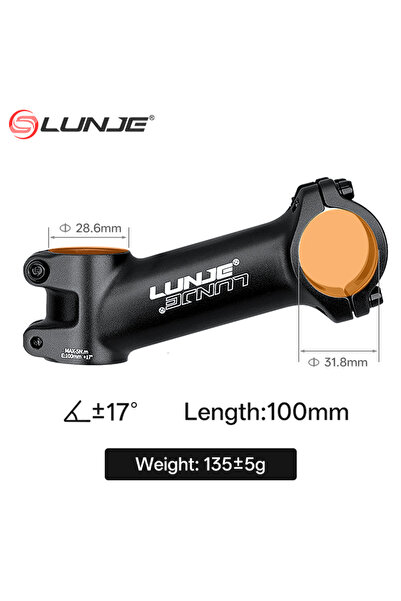 Choice 17Degree-100mm Ultralight Bike Power 60/70/80/90/100/110MM MTB Bike St...