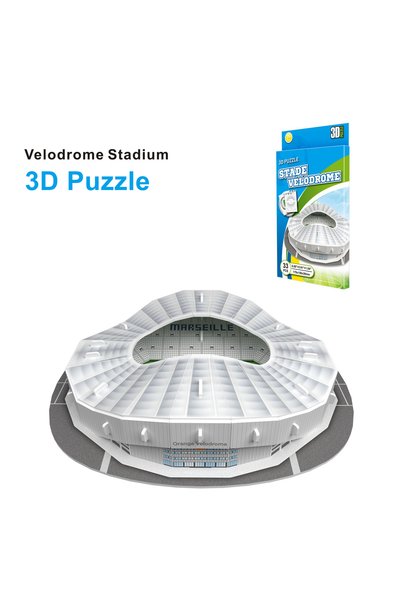 Choice15 Velodrome Stadium DIY Paper 3D Soccer Stadium Puzzle Construction Pu...