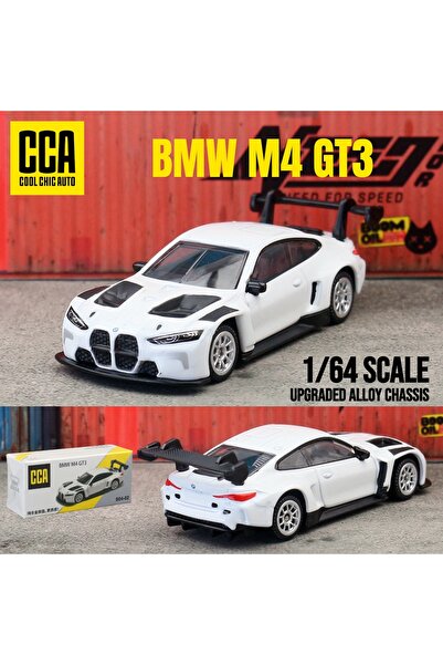 Choice3 White 1/64 BMW M4 GT3 Toy Car Model CCA MSZ 1:64 Diecast Vehicle Mini...