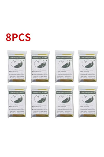 choice2 8PCS-Gold-Silver 5-30Pc Outdoor Emergency Gold-Sliver Survival Blanke...