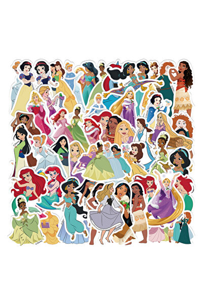 Choice18 Style30 100pcs 50/100pcs Kawaii Mixed Disney Anime Princess Stickers...