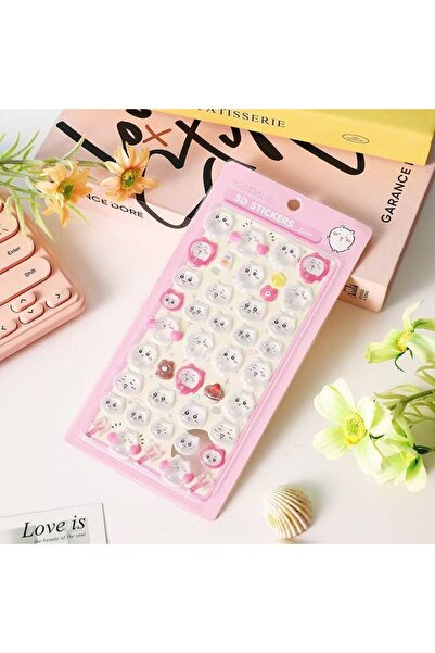 choice2 F 3D Stereo Relief Stickers Kawaii Cartoon Waterproof DIY Decor Stick...