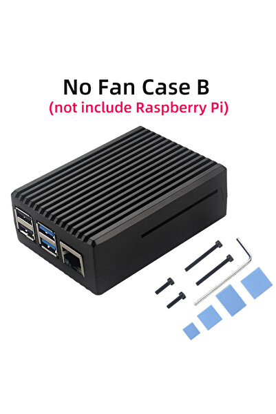Choice Without Fan B Aluminum Case for Raspberry Pi 4 Model B Armored Shell P...