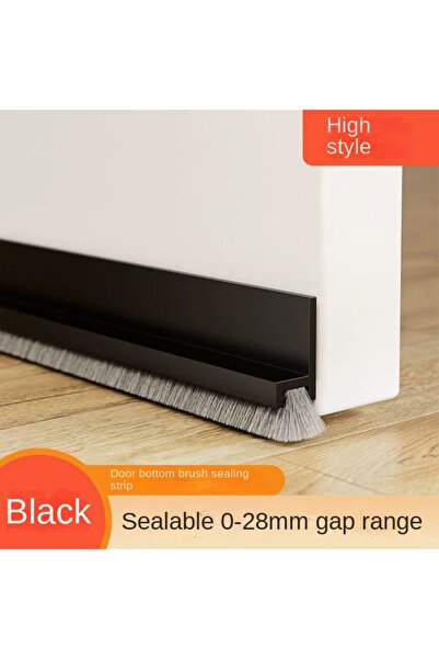 Choice4 30mm 100cm Black chuan mendi 1PC 100CM Self-Adhesive Brush Door Seal ...