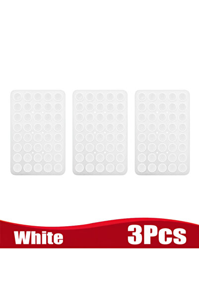 Choice White 3Pcs Silicone Suction Cup Phone Holde Multifunctional Fixed Anti...