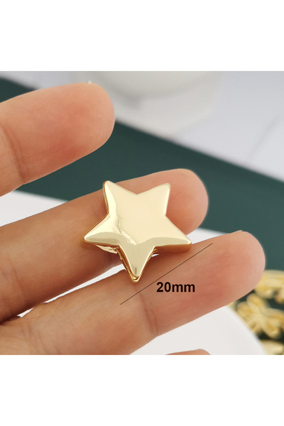 Choice Star QMHJE Initial Alphabet Letter Spacer Beads for Bracelet Big Hole ...
