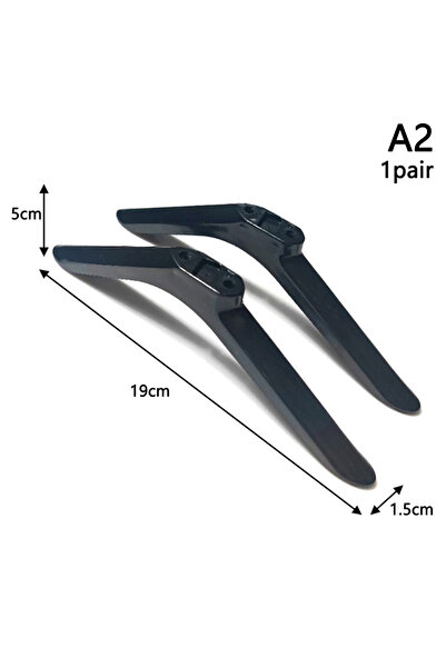 choice2 A2 2 Pcs Base Televisions Tabletop Base Stand Legs Pedestal Stand Rep...