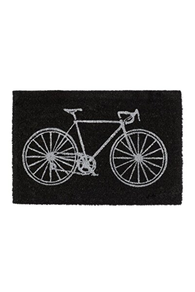 Relaxdays Πατάκι εισόδου, Μοντέλο-78, από ίνες καρύδας, μαύρο, 60 X 40 X 1,5 εκ.