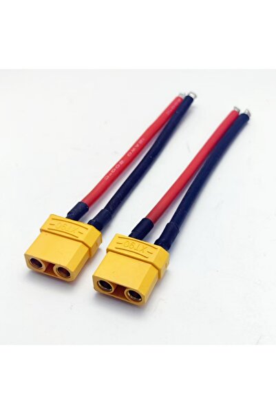 Choice1 2Pcs XT90 Female 2Pcs XT90 Male/Female Plug Connector with 12AWG 10cm...
