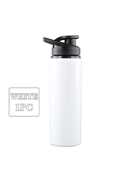 Choice 600ml White-1PC Metal Portable Water Bottle Leakproof Reusable Outdoor...