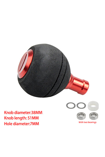 Choice7 2 38MM Red EKfan 38/50MM EVA Knobs With 7x4x2.5MM Bearings Suit 4MM S...