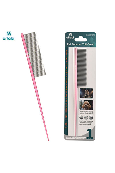 Choice4 Pink Oitabi Deluxe Pet Detangling Comb for Matted Hair, Long and Shor...