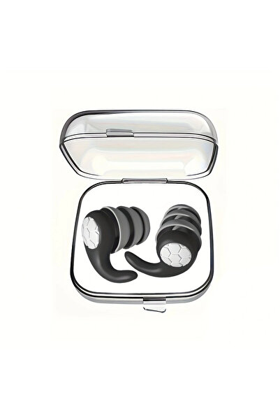 Choice14 Black HUAK 1 Pair Soft Silicone Earplugs - Noise Canceling, Comforta...