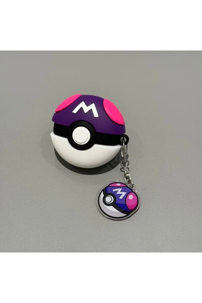 Choice airpods pro 3 2025 With Keychain For Airpods Pro 3 Case,Pokemon Ball M...