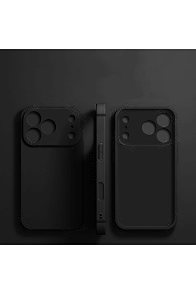 Choice iPhone17 Pro Max black Luxury Lens Protection Case for iPhone 17 11 12...