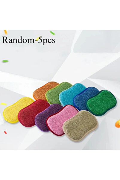 Choice3 5PCs Random Cleaning Sponges for Dishes 1/3/5/10PCS Non-Scratch Micro...