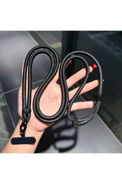 Choice6 Black Universal Adjustable Phone Lanyard Crossbody Necklace Strap Pho...