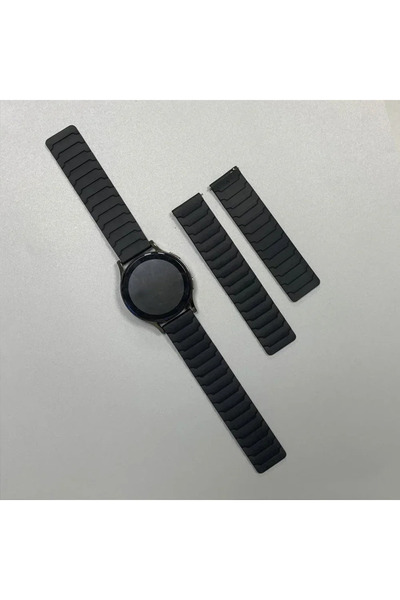Choice1 1PCS 20MM black 20/22mm Magnetic Strap For Huami BIP 6 5 UNITY Silico...