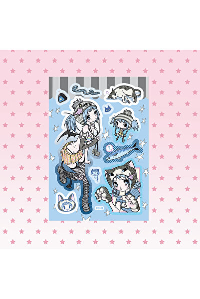 Choice13 14 1/32PCS Korean New Domi Sticker Book Inner Pages Cute Girl Sticke...