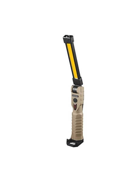 XIWANGFIRE Khaki 1PC Portable Fold LED Flashlight Strong Magnet COB Working L...