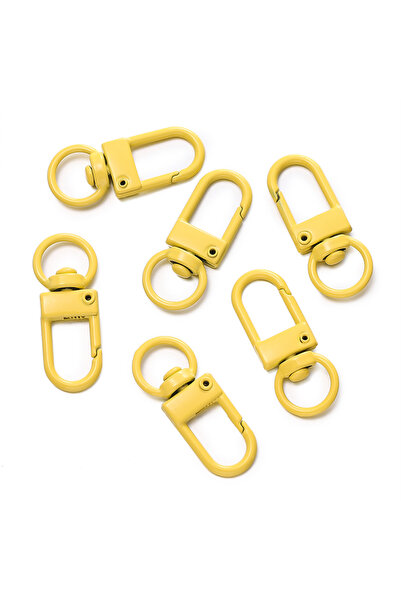Choice Yellow 10pcs/Lot High Quality Colorful Alloy Snap Lobster Clasp Hooks ...