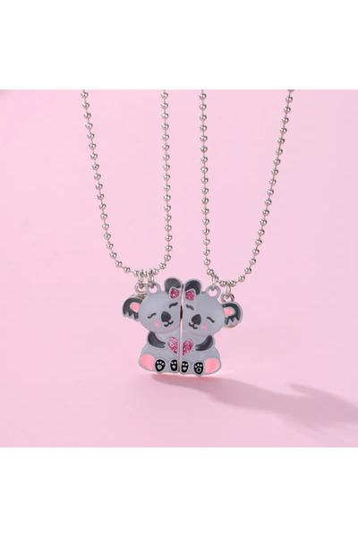 Choice gray Koala Elviragirl 2Pcs/set Cute Animal Unicorn Pony Koala Butterfl...
