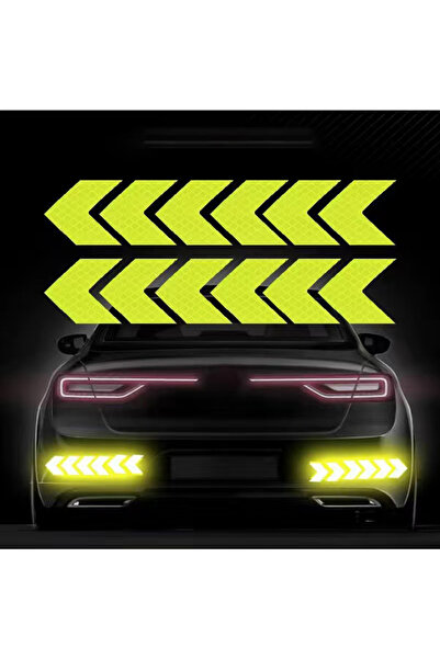 Choice Green 12 Pcs/Set Reflective Sign Tape Warning Safety Sticker for Car B...