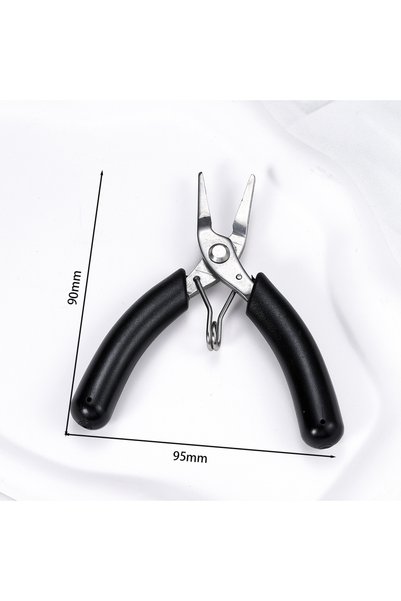St.kunkka Flat nose pliers Stainless Steel Mini Needle Nose Pliers Curved Nos...