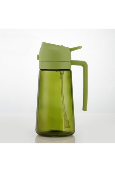 Choice Green 2in1 Black Glass Olive Oil Sprayer Lightproof Oil Dispenser for ...