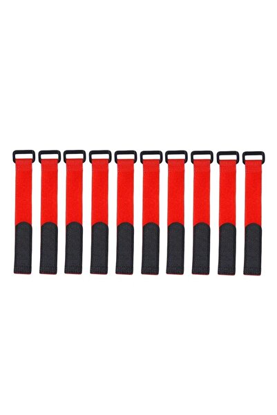 Choice red 10pcs Ready Stocked 10pcs Fishing Rod Tie Holder Strap Suspender F...