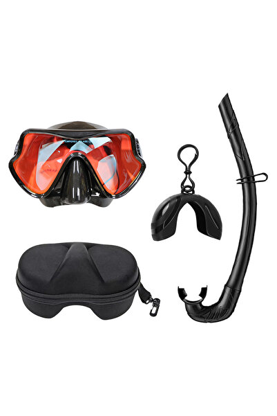 Choice Black---Gold--- Snorkeling Mask Diving Goggles Full Wet Silicone Folda...
