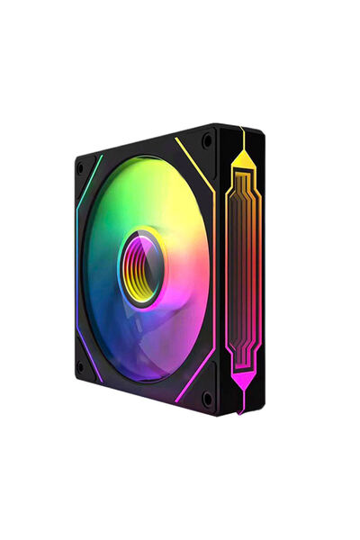 Choice1 A-RGB WHITE black Prism 4 PRO ARGB Fan PC 120mm Computer Case Fan 4pi...