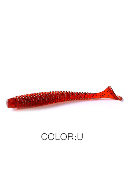 Choice 80mm 10pcs U 2023 Supercontinent Impact Ring Shad Fishing Lure Soft 20...