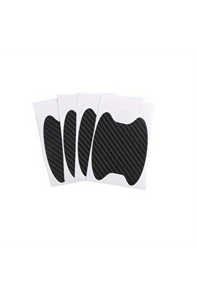 Choice5 Black 4 Pieces of Car Door Handle Protective Film, Carbon Fiber Stick...