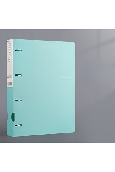 Choice1 Blue NEW Portable 4-Hole D-Type Folder A4 Plastic Storage Folder Loos...