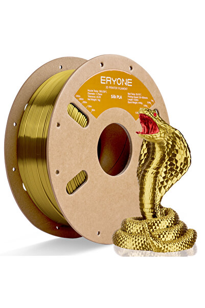 Choice18 Brass Eryone 1KG Silk PLA Premium Filament 3D Print,1.75mm Multicolo...
