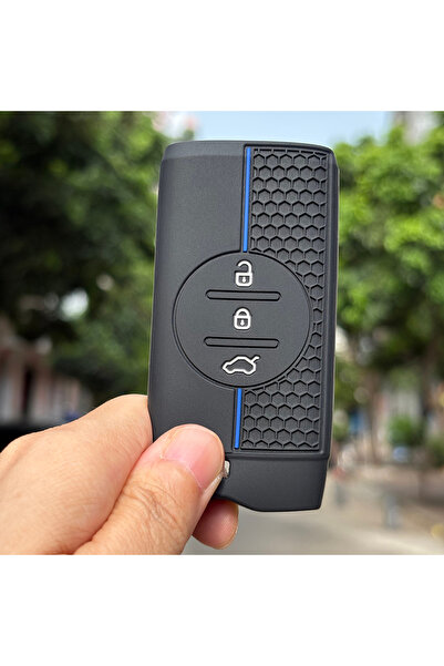 choice2 black BUline 1PC Soft Key Fob Case For Chery Tiggo 5x Sport Exeed Tig...