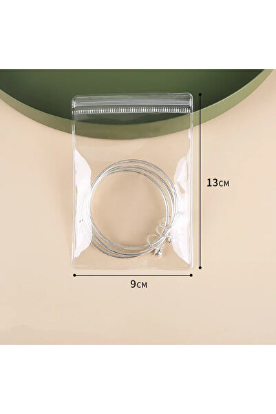 Choice 50PCS 9x13cm 100/50pcs Thicken Ziplock Bags Transparent PVC Jewelry Po...
