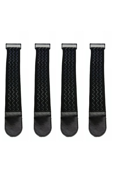 Choice1 30cm 5cm--4PCS 1/4 pcs Adjustable Nylon Elastic Band, Reversible Buck...