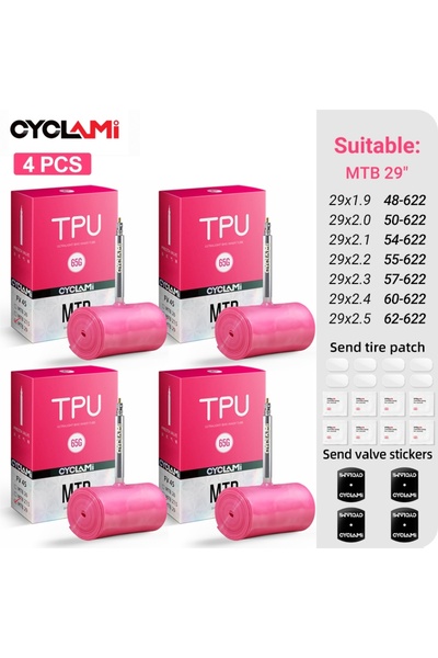 Choice Presta Valve MTB29 45mm 4pcs 1-4 Pcs Ultralight Bike Inner Tube MTB 26...