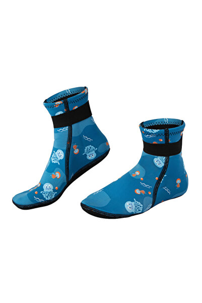 Choice M(27-30) Blue 3mm Neoprene Wetsuit Socks for Kids Toddler Beach Soft S...