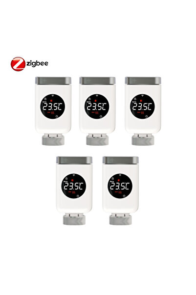 Choice5 MOES 5 PCs zigbee MOES Tuya Smart Wifi/ZigBee Thermostatic Radiator V...