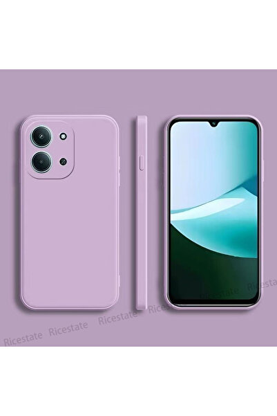 Choice6 Redmi 15C 4G 171mm PURPLE Square Liquid Silicone Phone Case for Redmi...