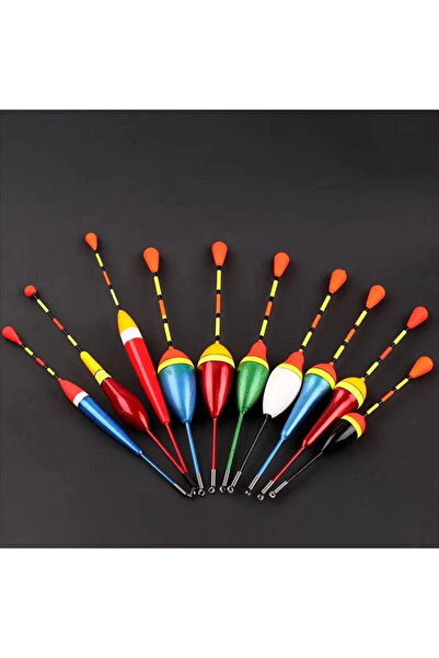 Choice 10pcs 10pcs 10Pcs/Lot Promotion Fishing Floats Set Mix Size Color Foam...