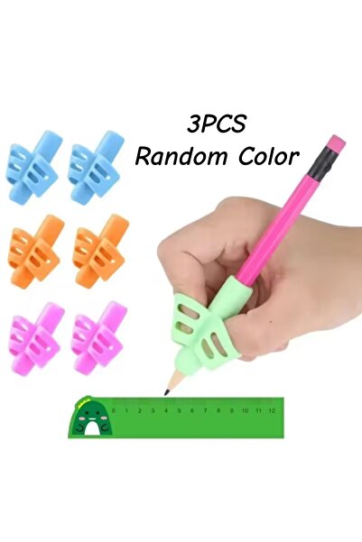 Choice1 3PCS-Random Color 3/6/9PCS Silicone Pen Holder For Children, Perfect ...