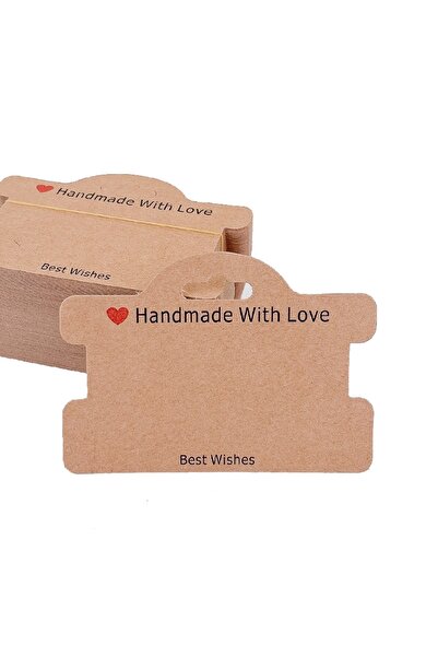 Choice3 A Brown 50pcs Bracelet Display Jewelry Card Bracelet Packaging for Sm...