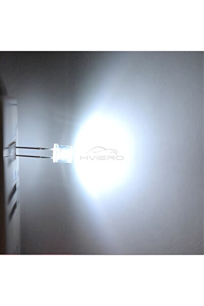 Choice6 100PCS White 100/1000PCS 5mm Flat Top F5 Emitting Diode LED Wide Angl...