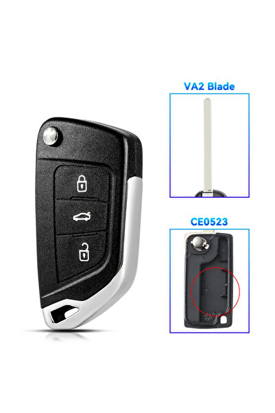 Choice8 3B CE0523 VA2 Trunk KEYYOU For Peugeot 107 207 307 407 306 308 408 50...
